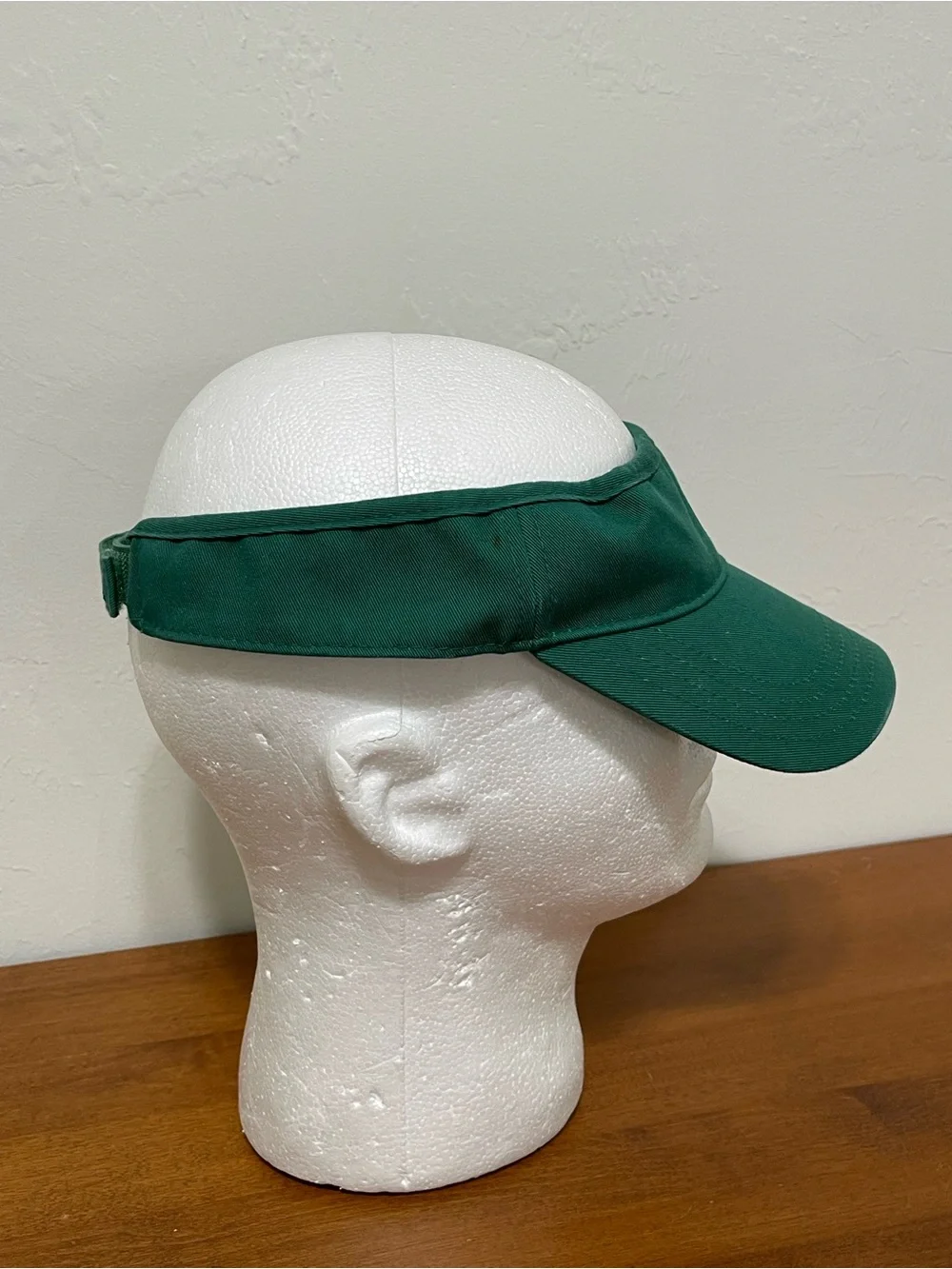 American Needle Masters Green Low Riser Visor Ionic Embroidered Yellow Map Flag
